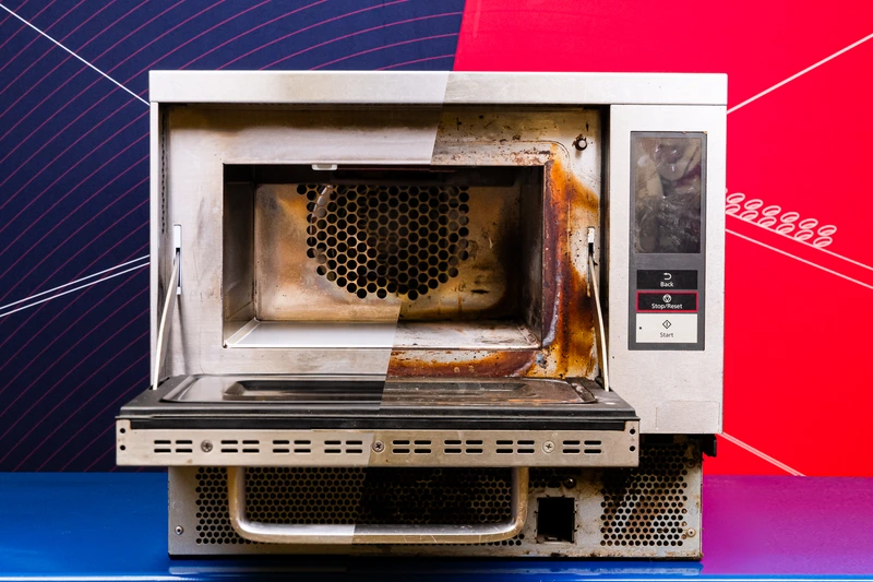 Commercial Microwave Protection Before and After